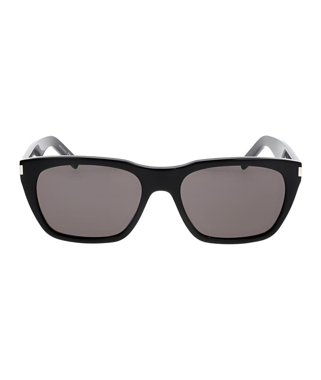SAINT LAURENT Черные солнцезащитные очки, фото 1
