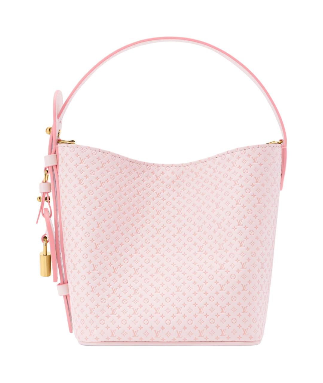 LOUIS VUITTON Розовая кожаная сумка тоут, фото 1