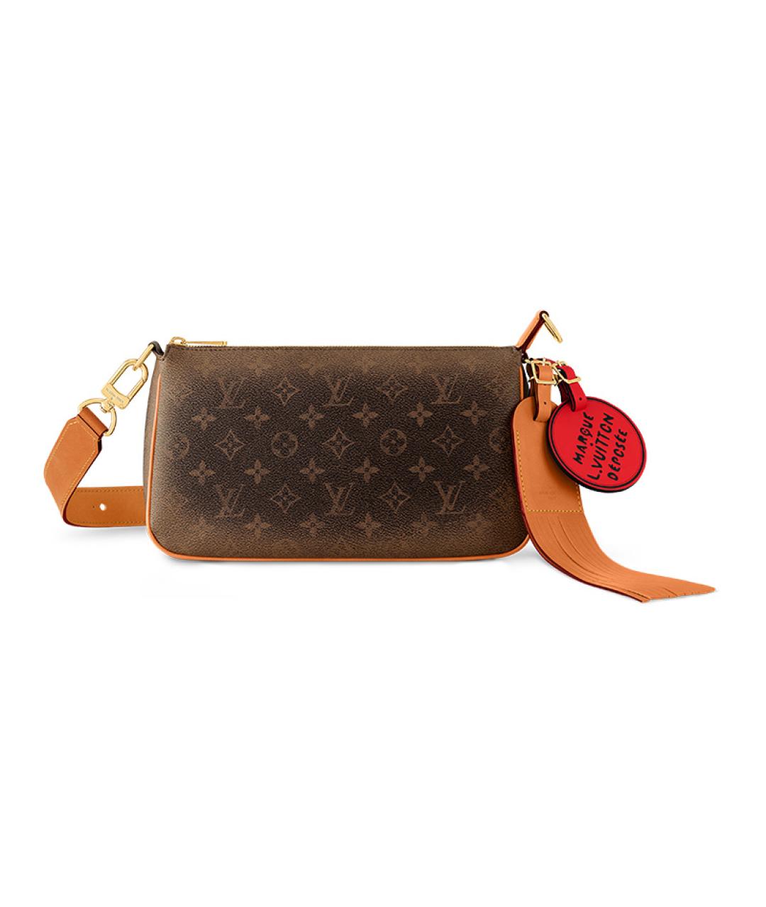 LOUIS VUITTON Коричневая сумка на плечо, фото 1