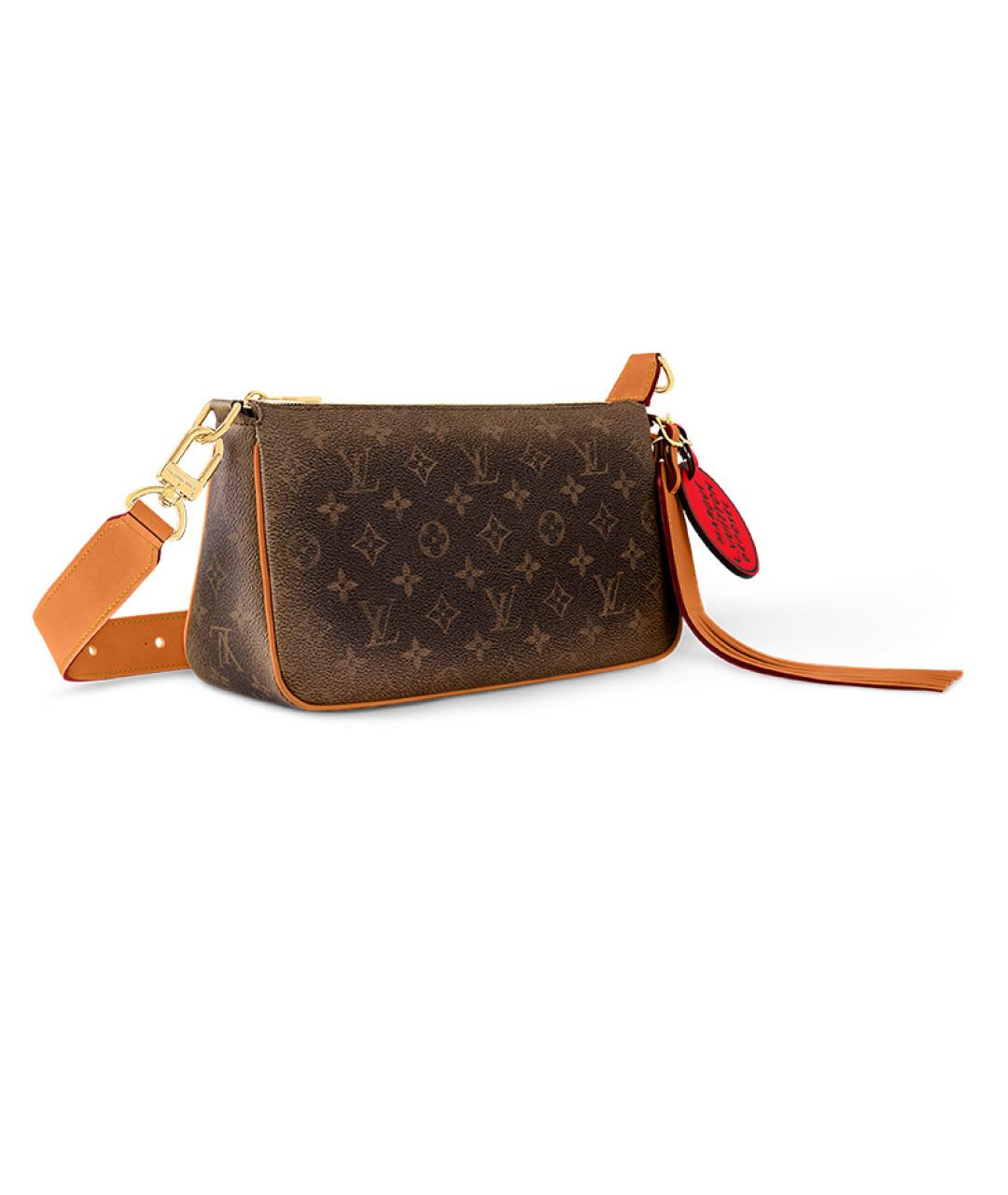 LOUIS VUITTON Коричневая сумка на плечо, фото 2