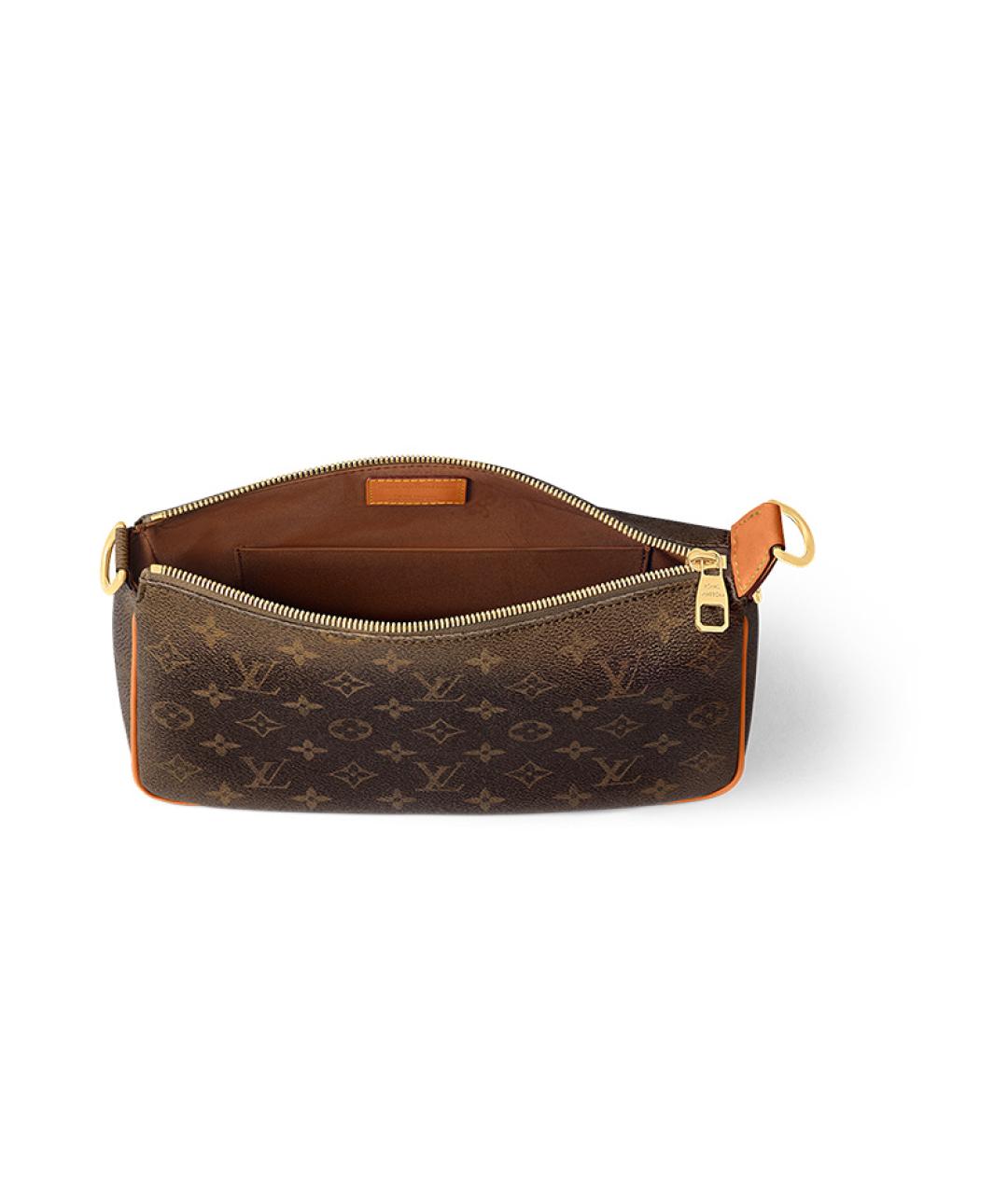 LOUIS VUITTON Коричневая сумка на плечо, фото 3