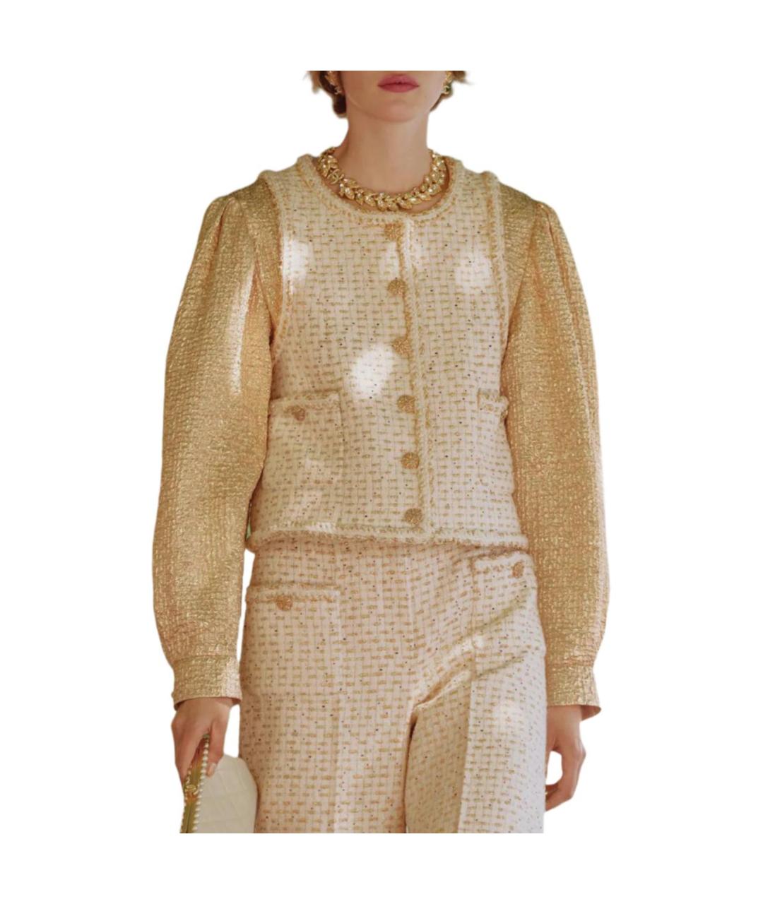 CHANEL Белая жилетка, фото 2