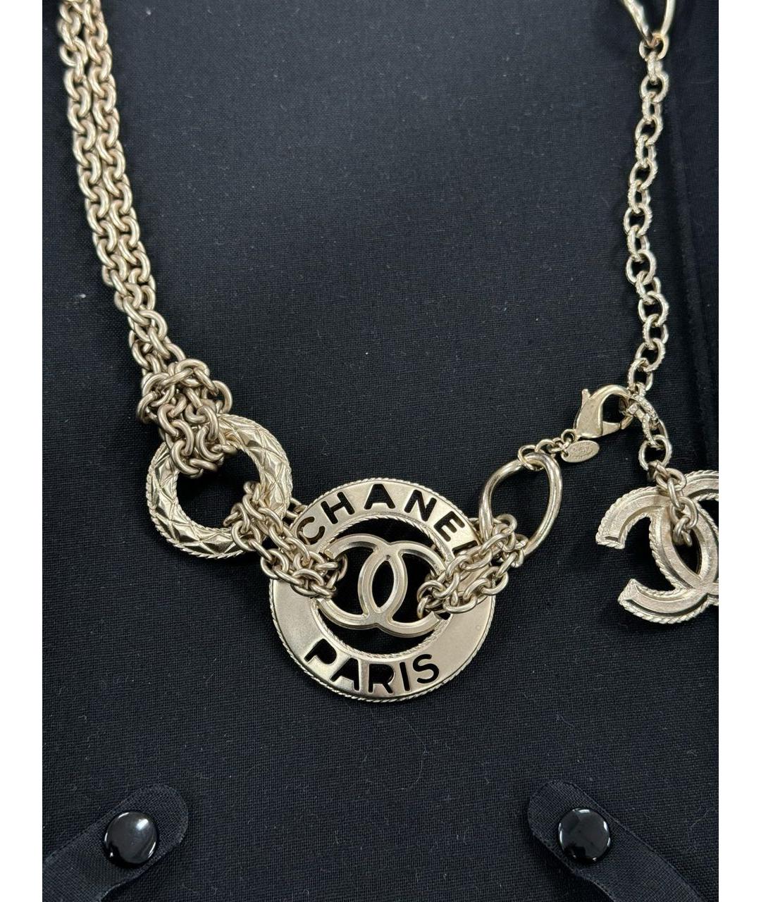 CHANEL Серебряное колье, фото 2