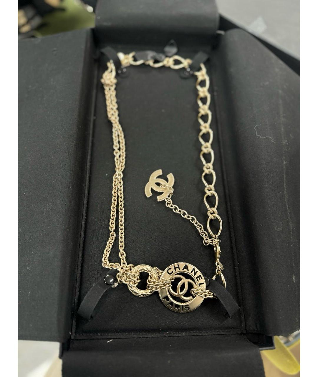 CHANEL Серебряное колье, фото 6