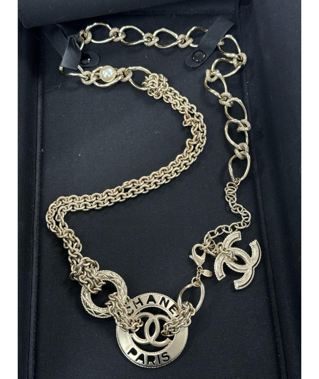 CHANEL Серебряное колье, фото 7