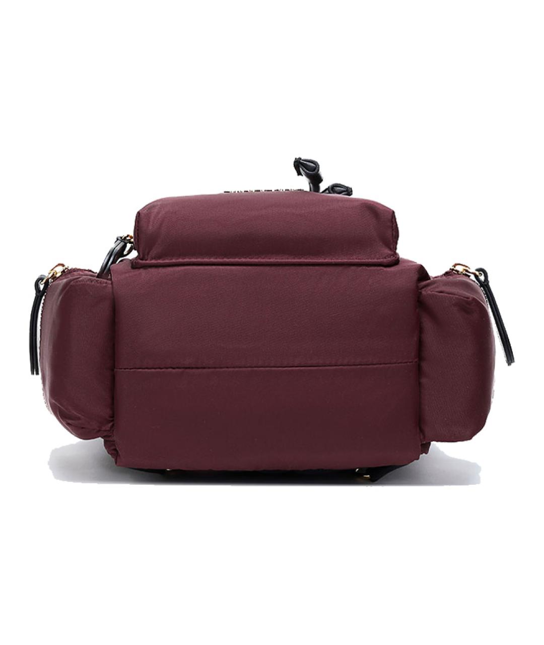 BURBERRY Бордовый тканевый рюкзак, фото 5