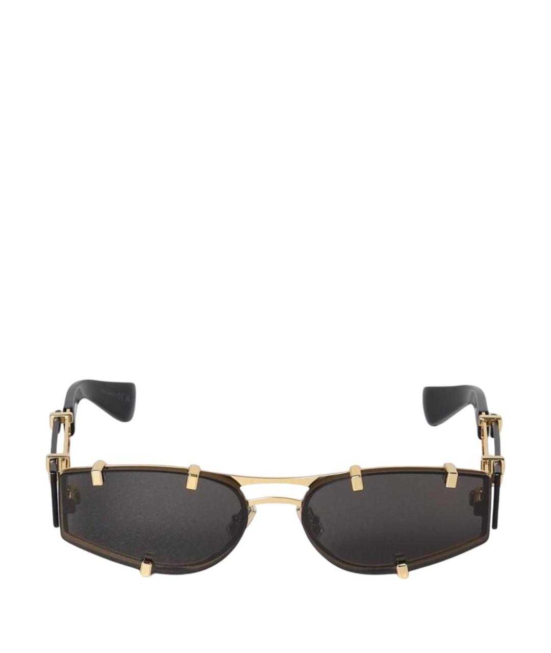 BOTTEGA VENETA Черные пластиковые солнцезащитные очки, фото 1