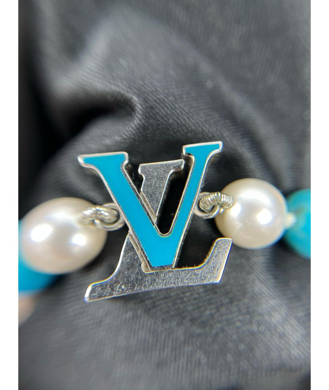 LOUIS VUITTON Бирюзовый браслет, фото 7