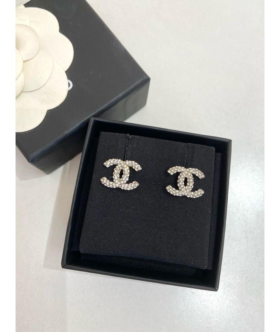 CHANEL Серебряные серьги, фото 2