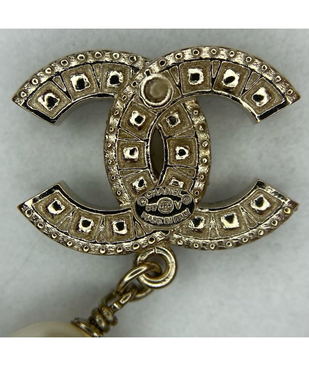 CHANEL Золотые серьги, фото 6
