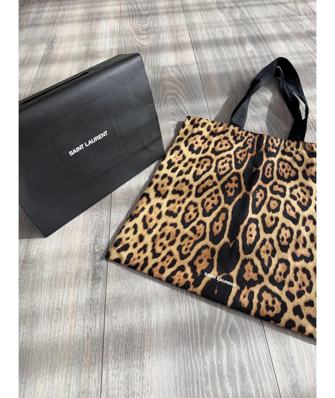 SAINT LAURENT Мульти тканевая сумка тоут, фото 2