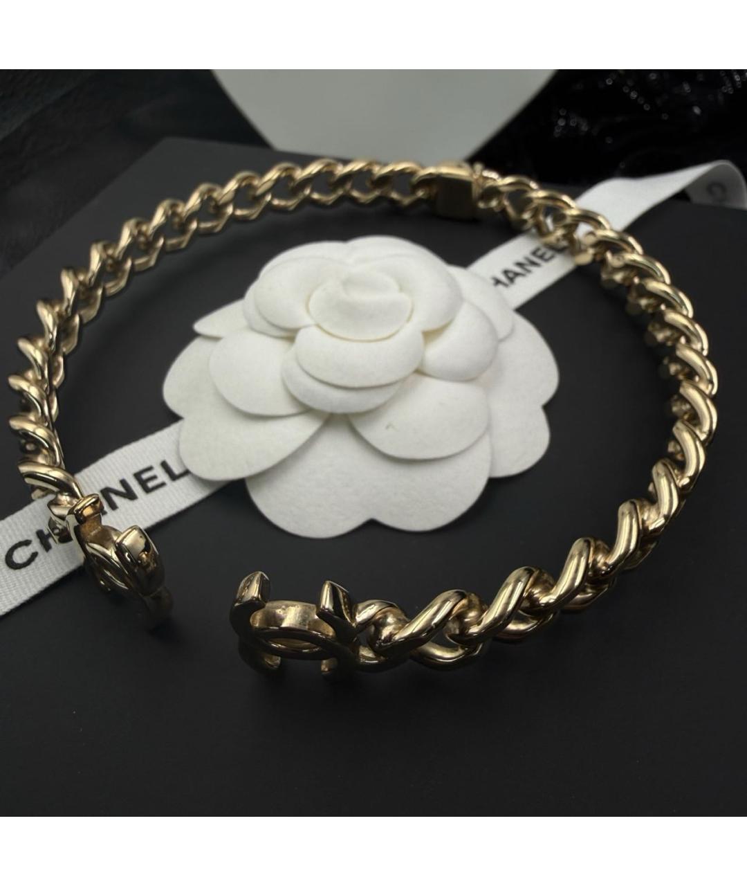 CHANEL Золотое колье, фото 4