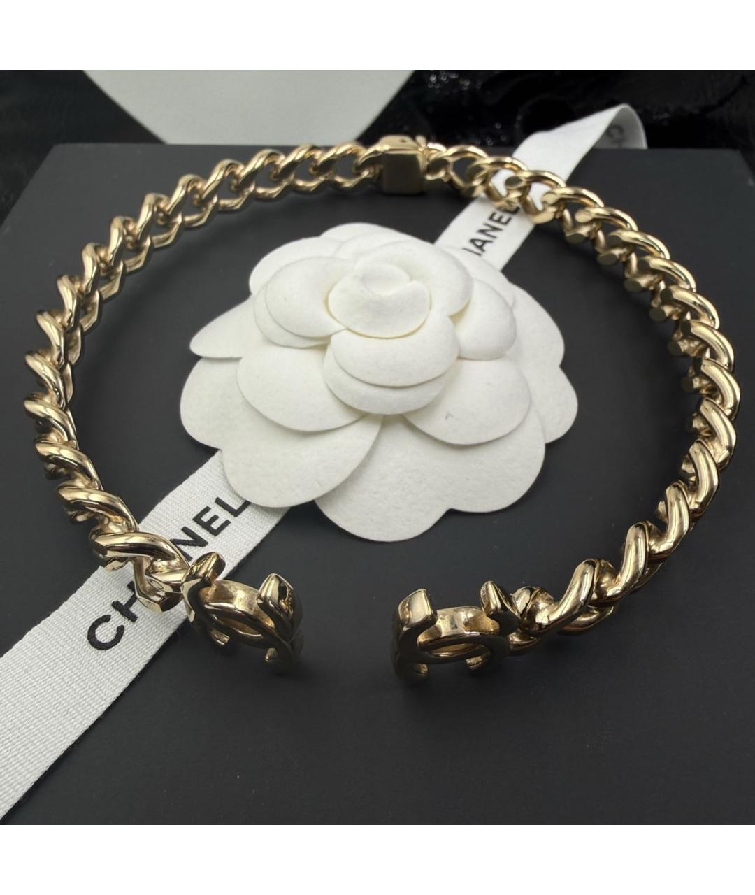 CHANEL Золотое колье, фото 2