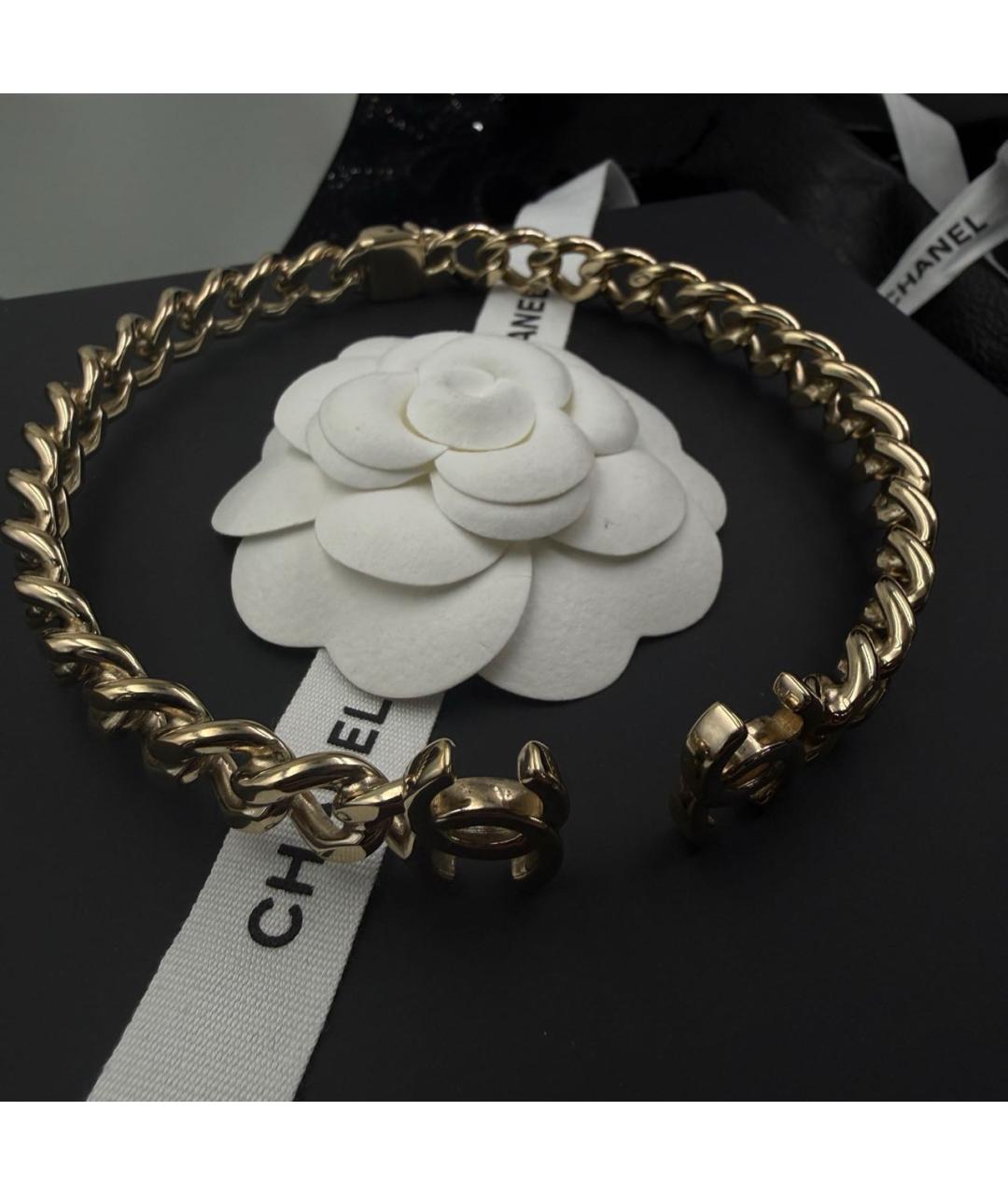 CHANEL Золотое колье, фото 3