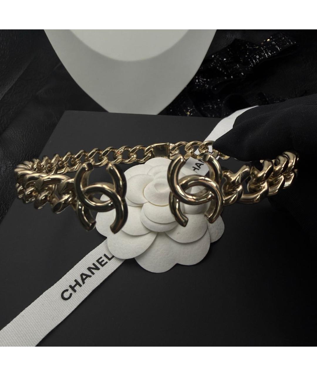 CHANEL Золотое колье, фото 7