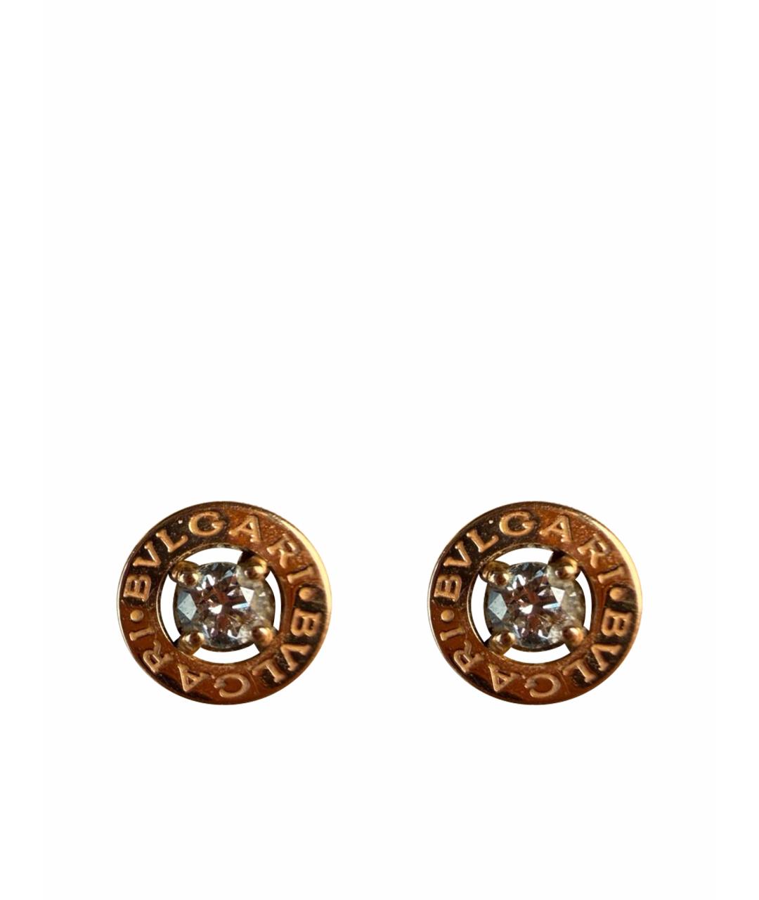 BVLGARI Золотые серьги из желтого золота, фото 1