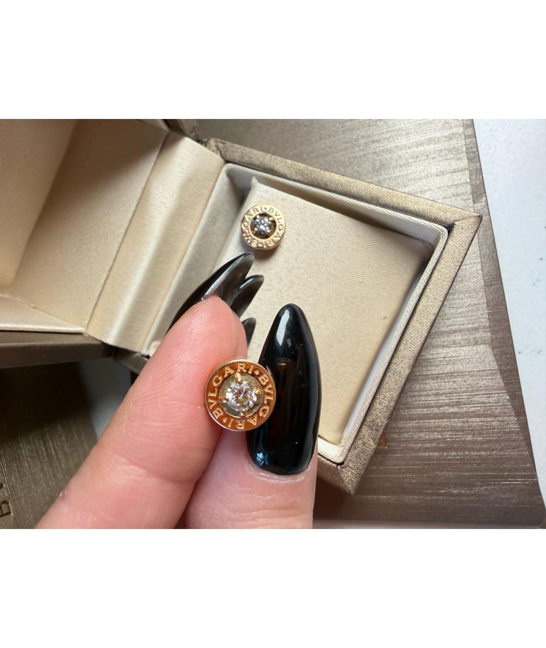 BVLGARI Золотые серьги из желтого золота, фото 3