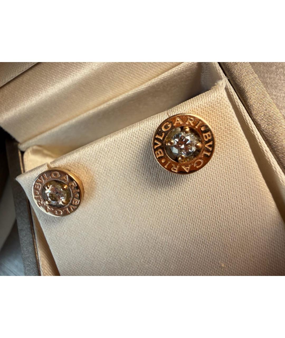 BVLGARI Золотые серьги из желтого золота, фото 5