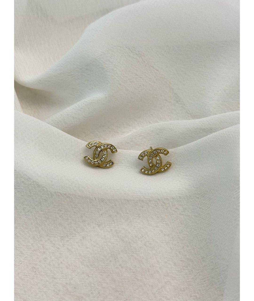 CHANEL Золотые серьги, фото 7