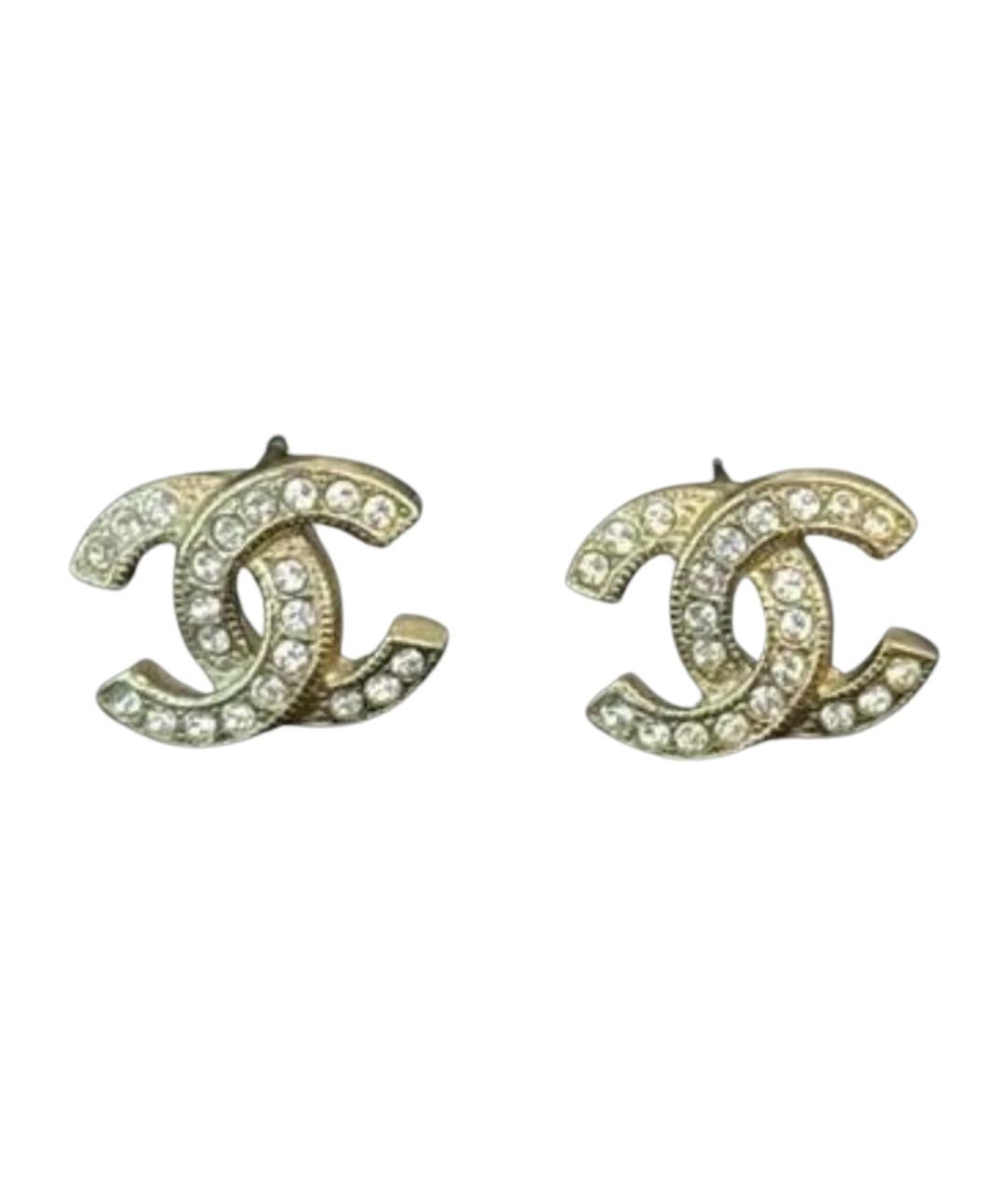 CHANEL Золотые серьги, фото 1