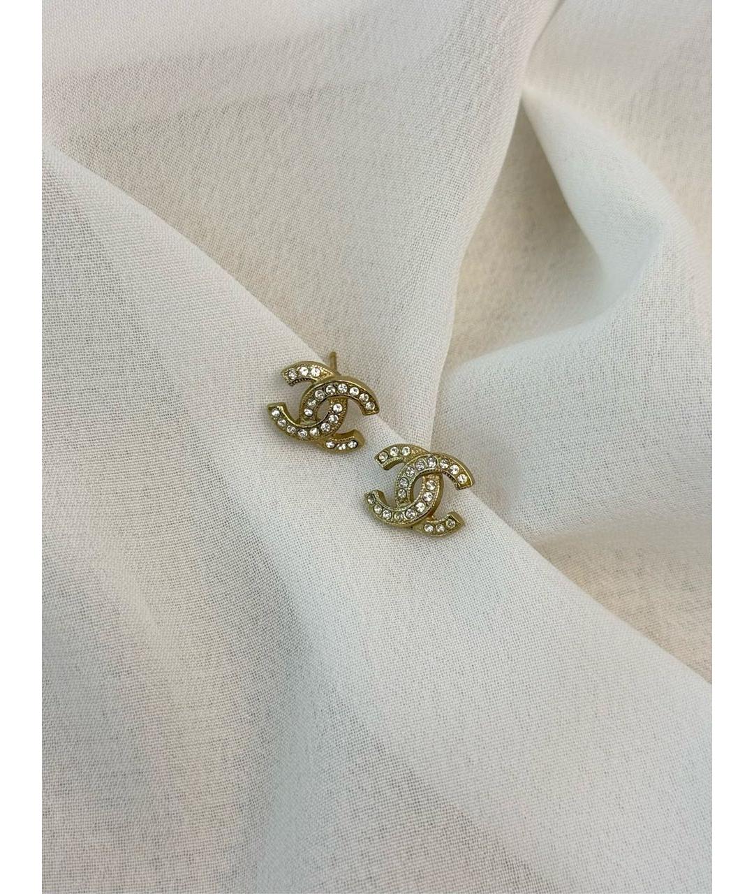 CHANEL Золотые серьги, фото 6