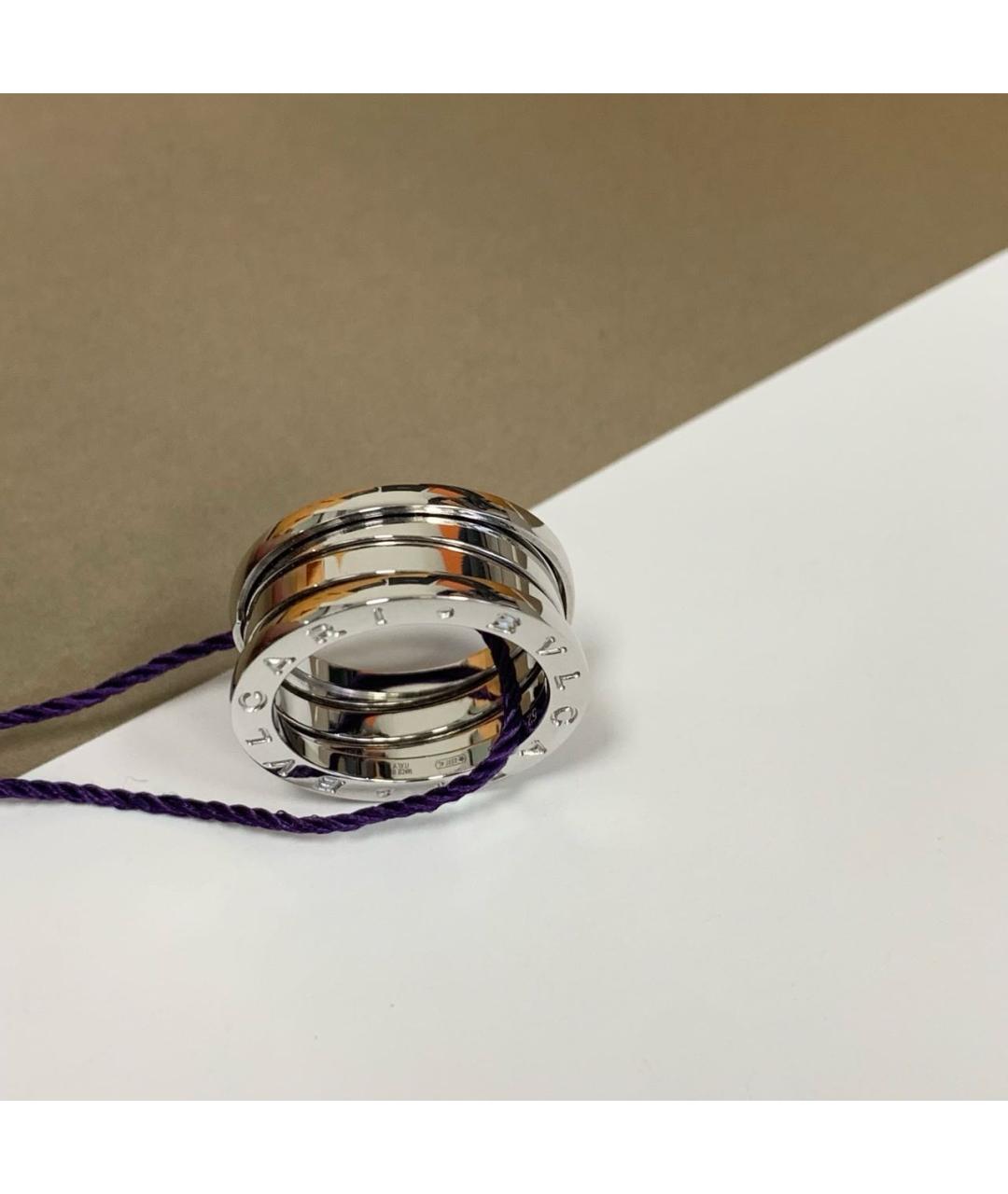 BVLGARI Серебряное кольцо из белого золота, фото 4
