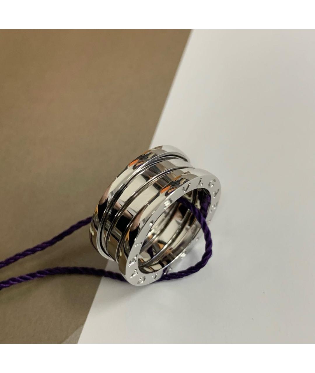 BVLGARI Серебряное кольцо из белого золота, фото 8