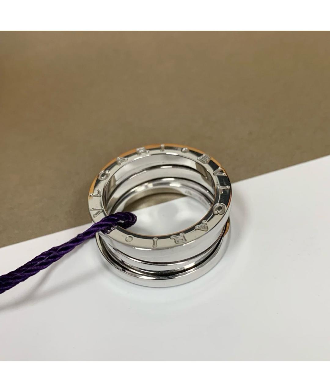 BVLGARI Серебряное кольцо из белого золота, фото 3