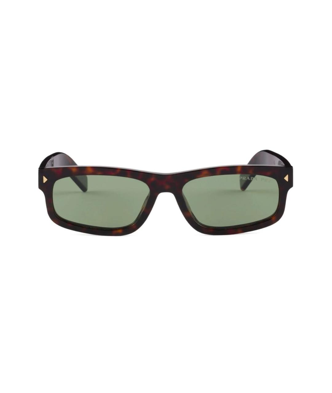 PRADA Черные пластиковые солнцезащитные очки, фото 6