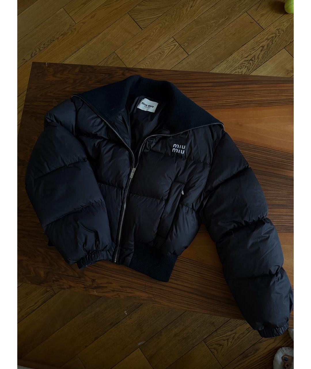 MIU MIU Черный пуховик, фото 4