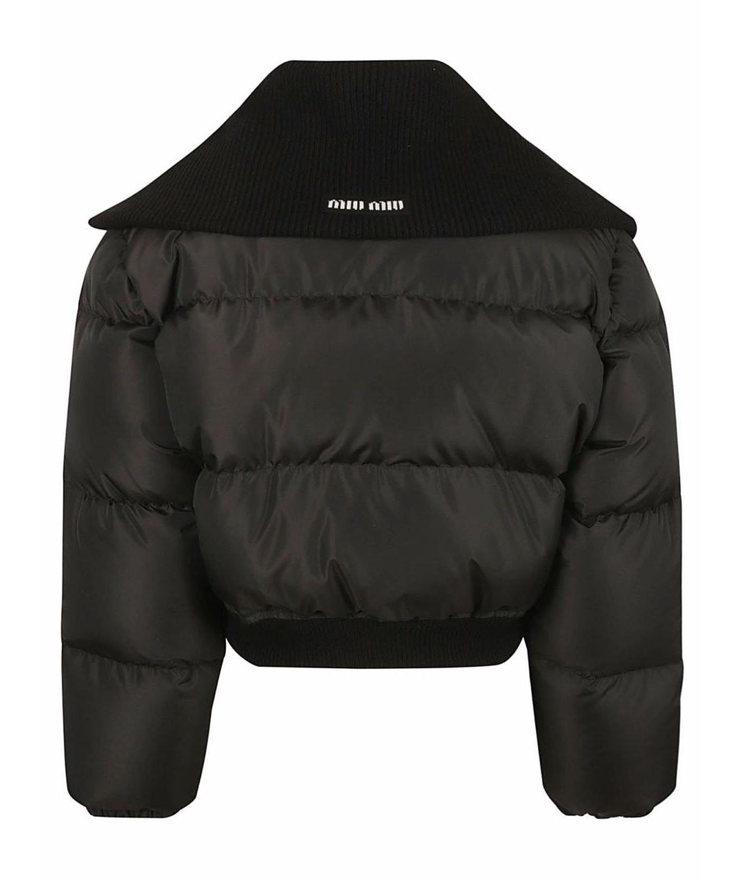 MIU MIU Черный пуховик, фото 3
