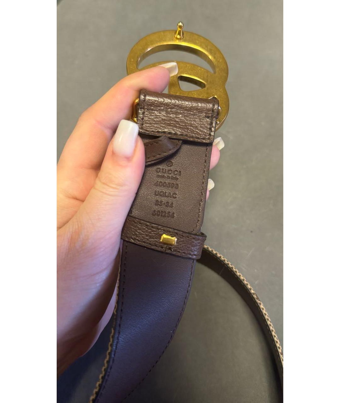 GUCCI Коричневый ремень, фото 3