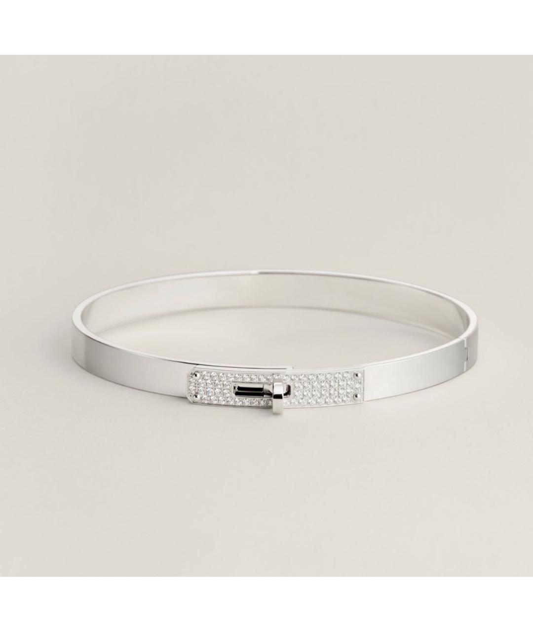 HERMES Серебряный браслет из белого золота, фото 4