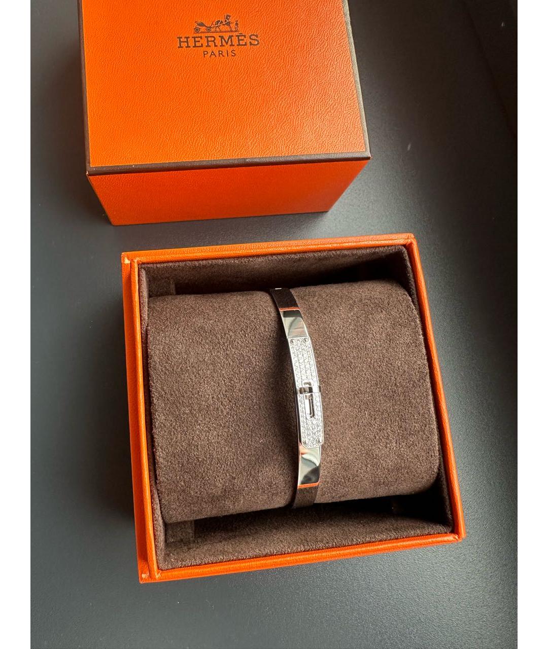 HERMES Серебряный браслет из белого золота, фото 3