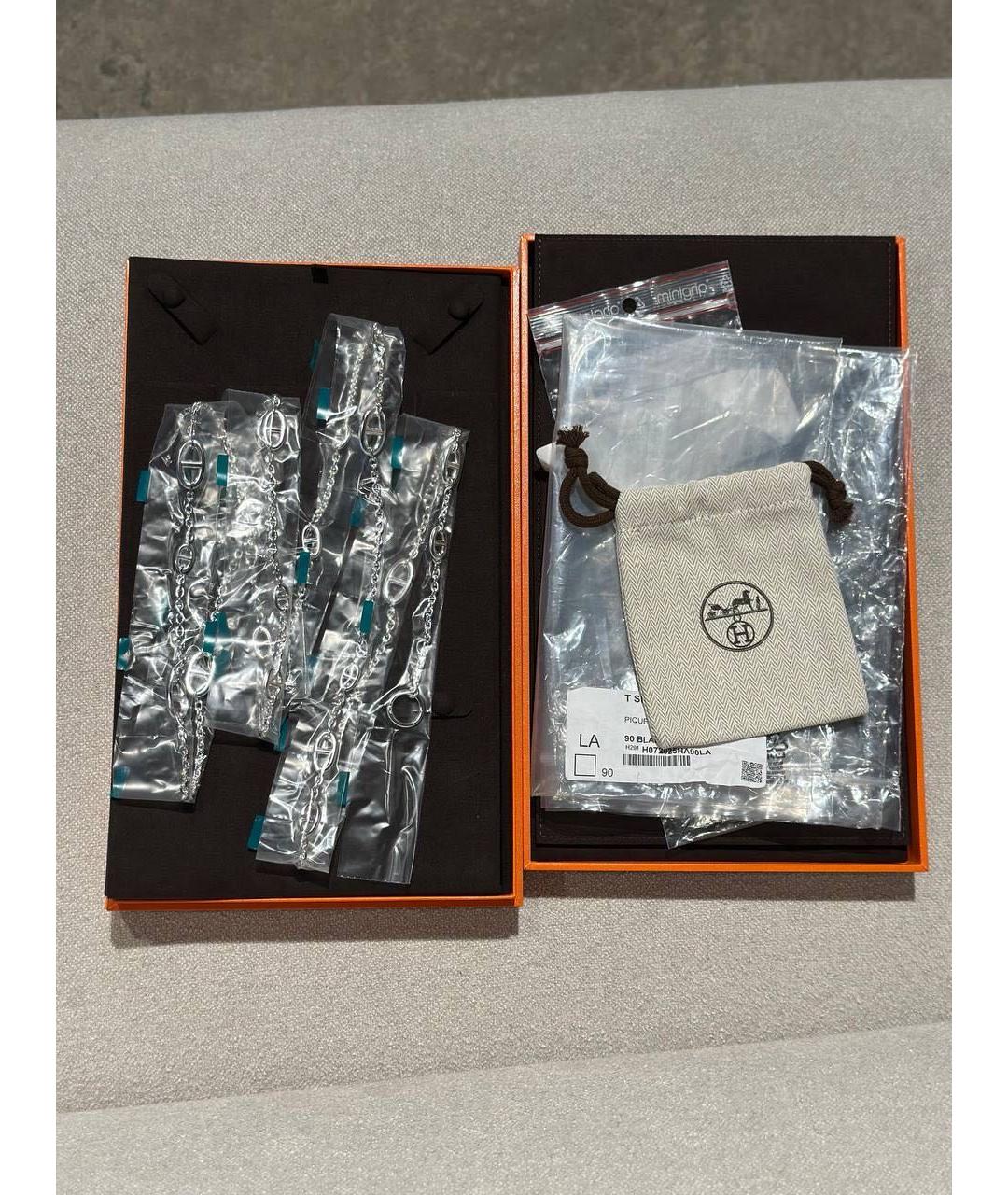 HERMES Серебряное серебряное колье, фото 6