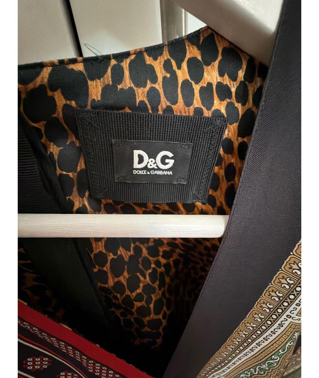 DOLCE&GABBANA Мульти шелковый сарафан, фото 3