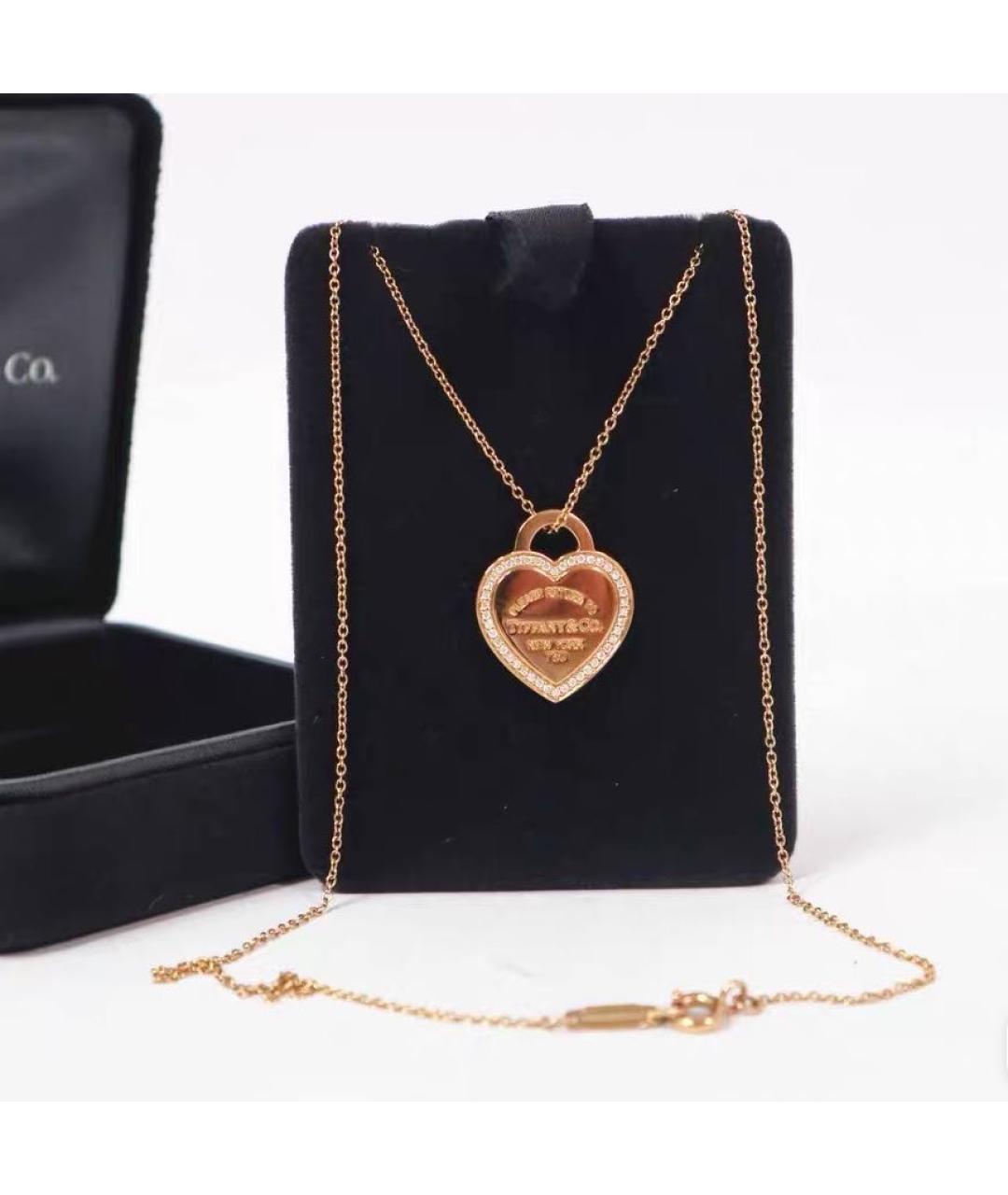 TIFFANY&CO Золотое колье из розового золота, фото 2