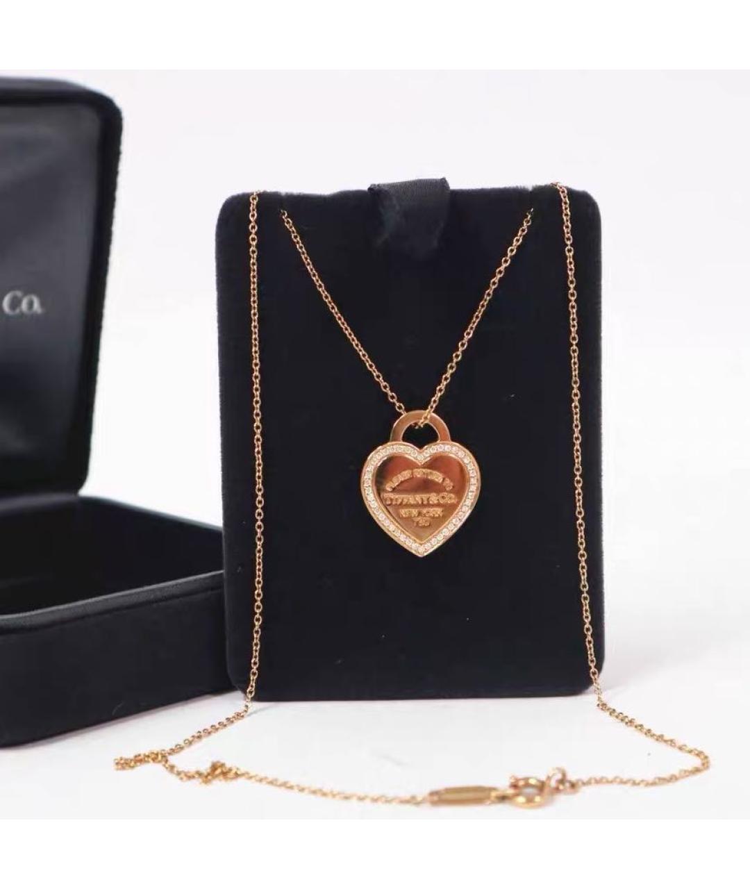 TIFFANY&CO Золотое колье из розового золота, фото 7
