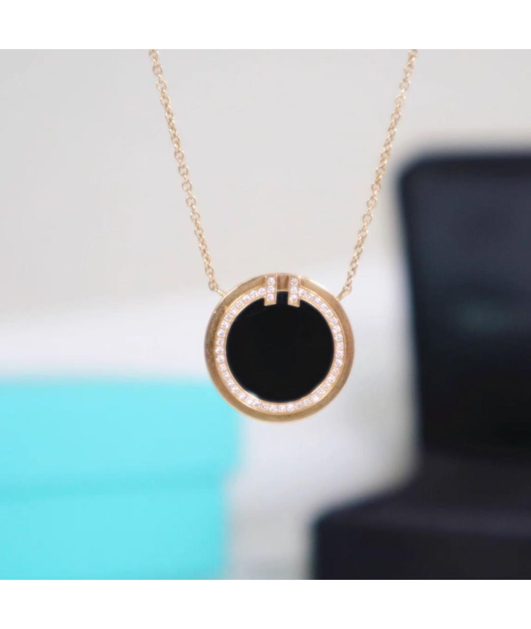 TIFFANY&CO Черное колье из желтого золота, фото 2
