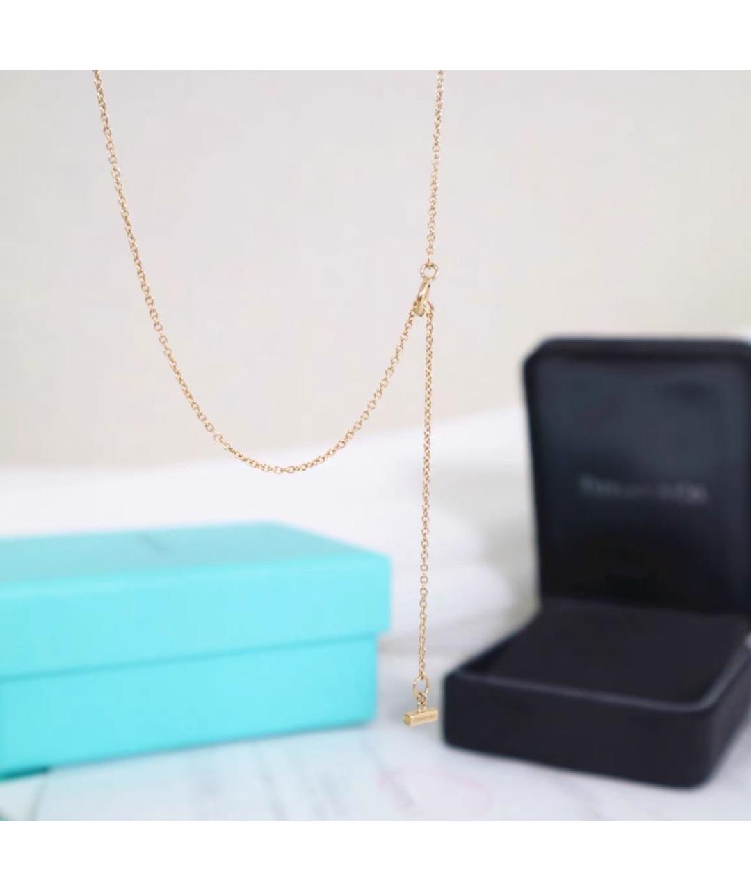 TIFFANY&CO Черное колье из желтого золота, фото 5