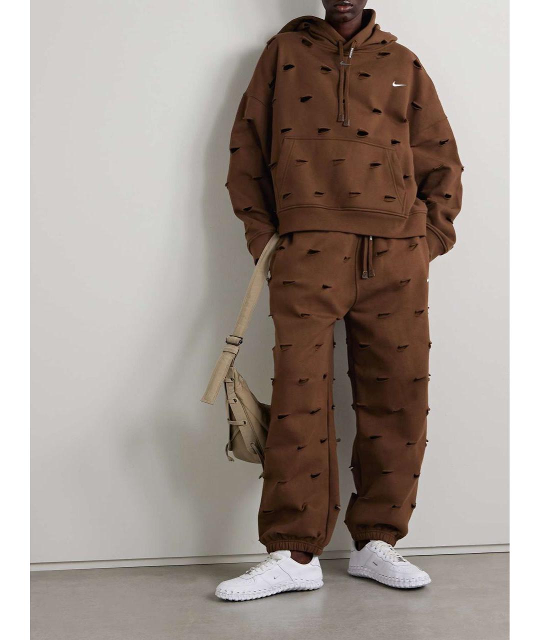 JACQUEMUS Коричневые спортивные брюки и шорты, фото 6