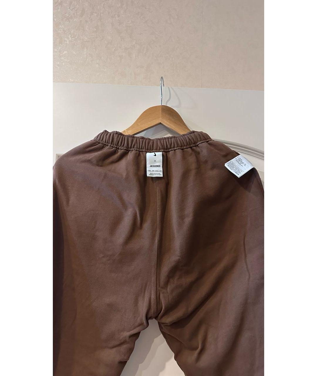 JACQUEMUS Коричневые спортивные брюки и шорты, фото 3