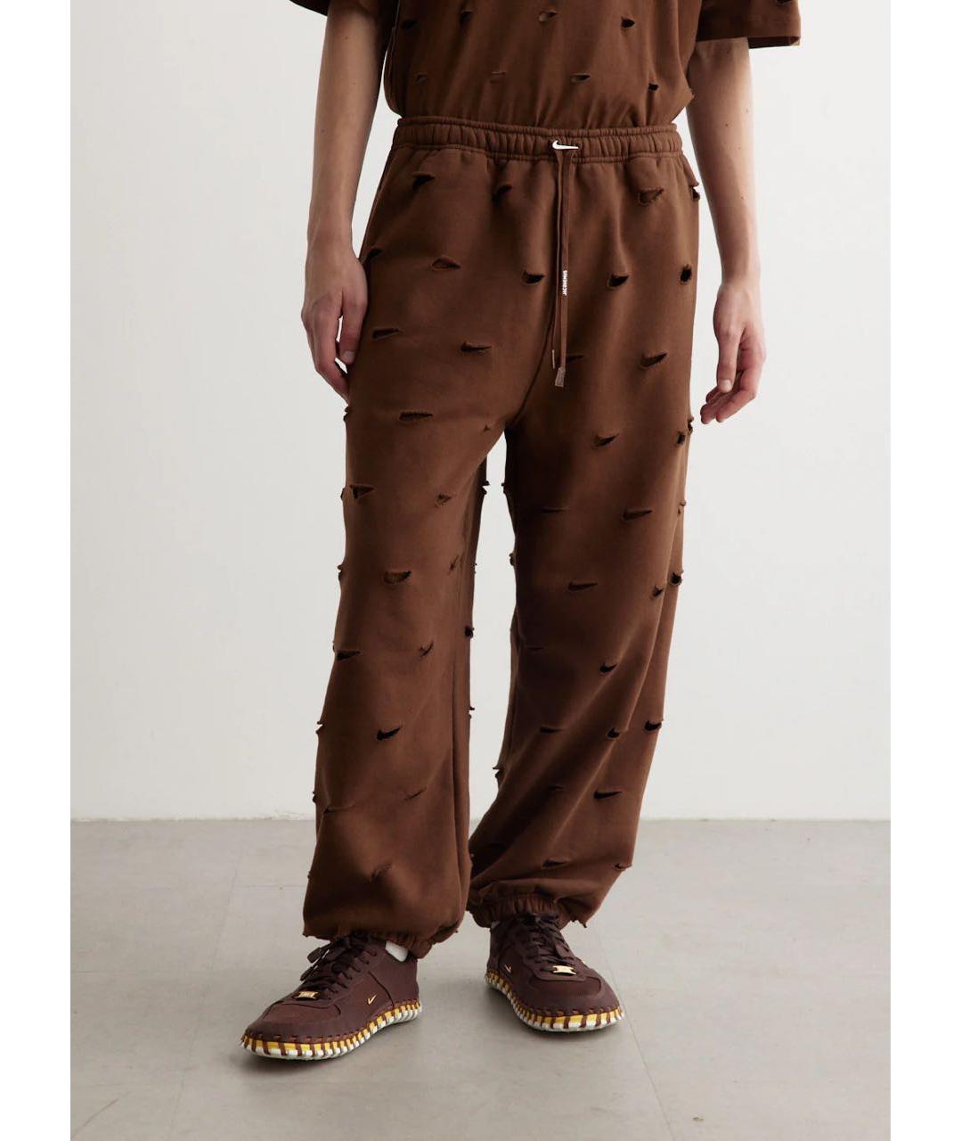 JACQUEMUS Коричневые спортивные брюки и шорты, фото 7