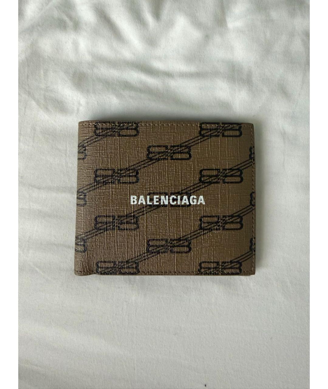 BALENCIAGA Бежевый кошелек, фото 6