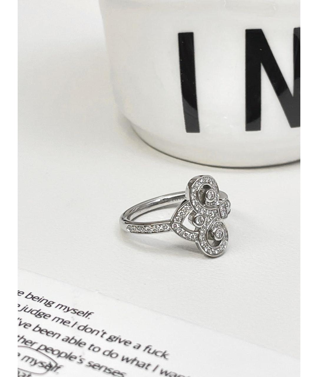 TIFFANY&CO Серебряное платиновое кольцо, фото 4