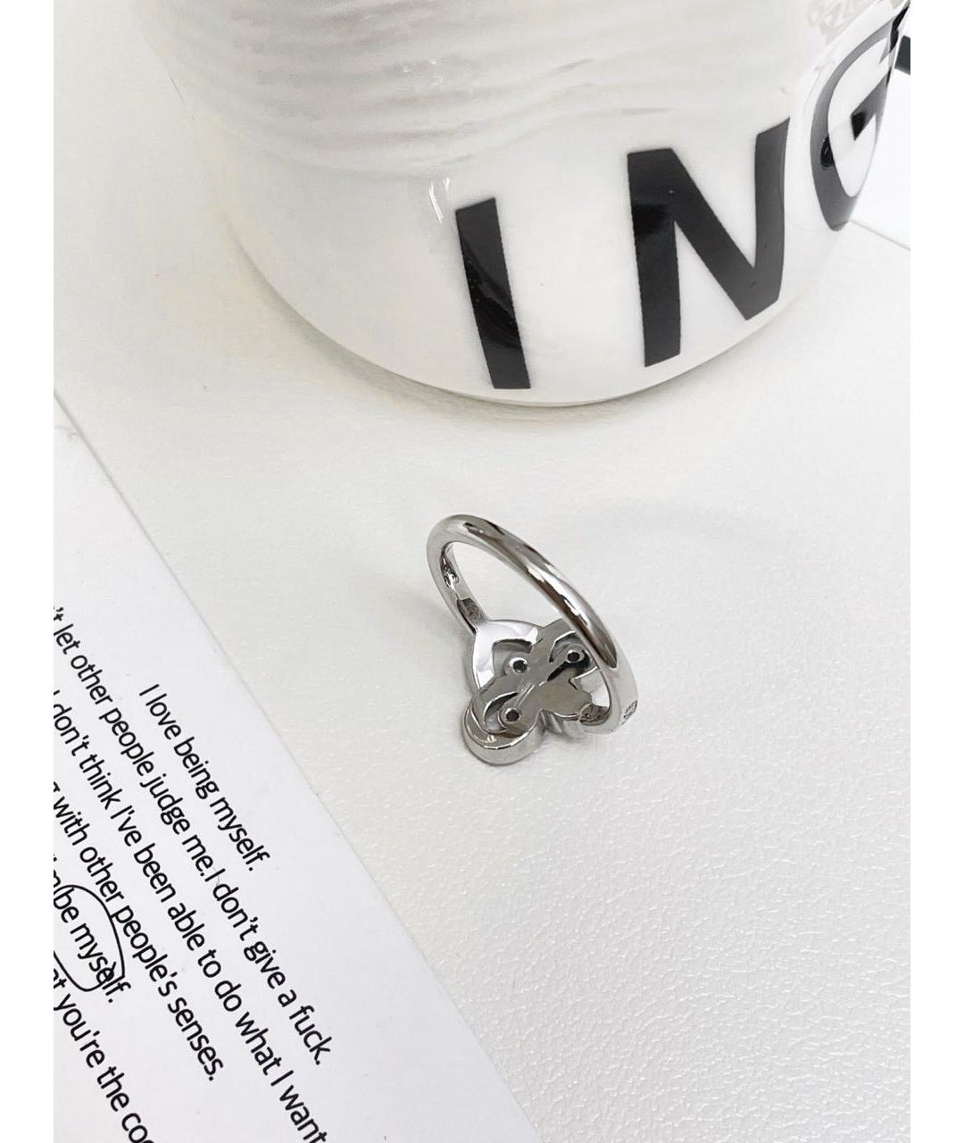 TIFFANY&CO Серебряное платиновое кольцо, фото 3