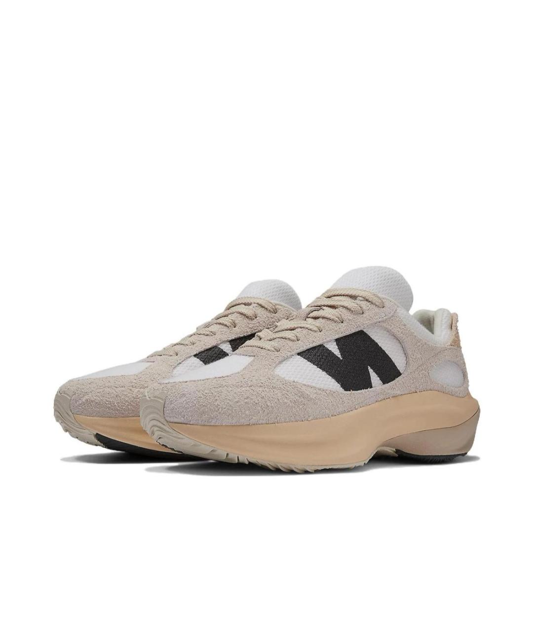 NEW BALANCE Бежевые замшевые кроссовки, фото 2