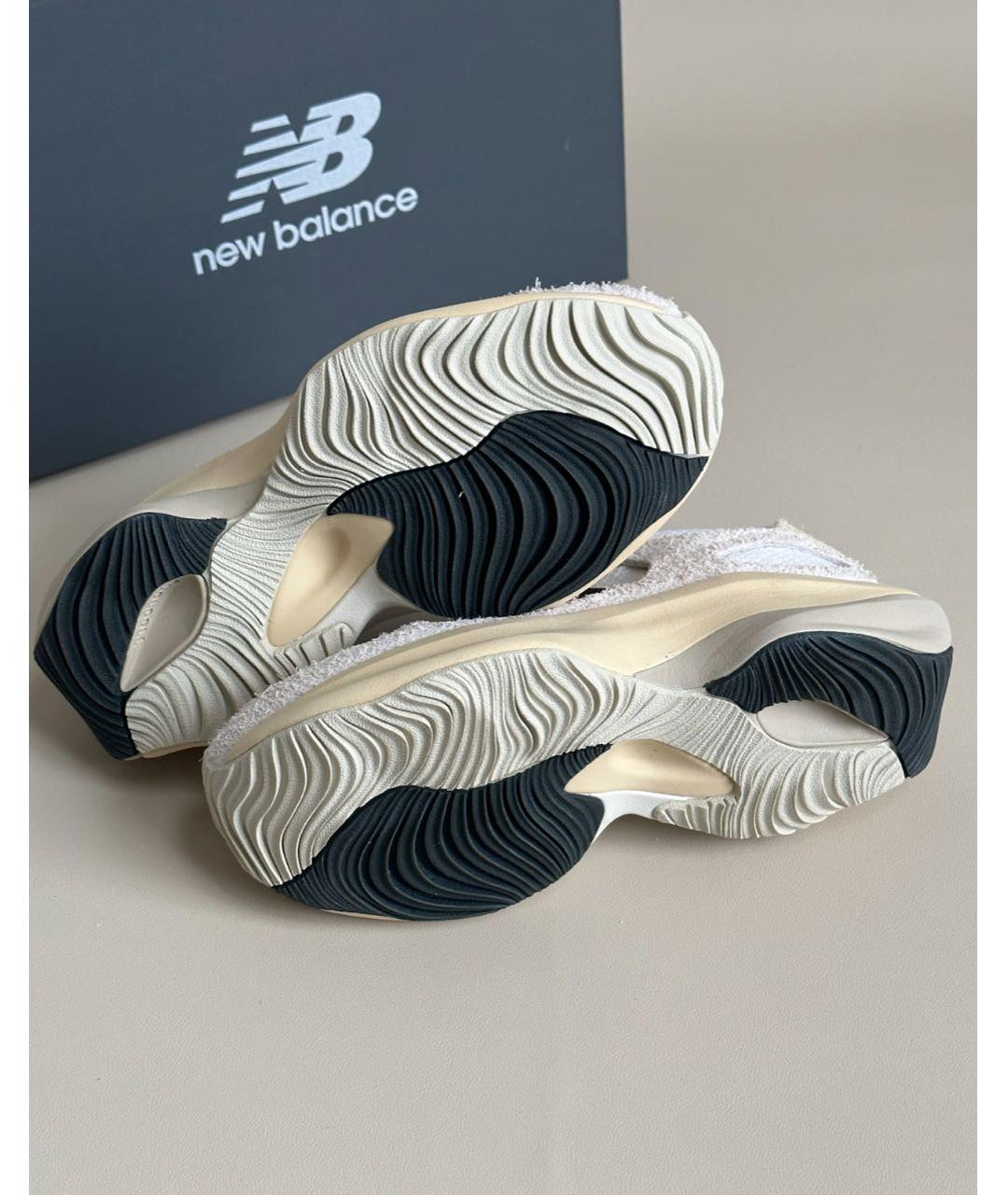 NEW BALANCE Бежевые замшевые кроссовки, фото 8