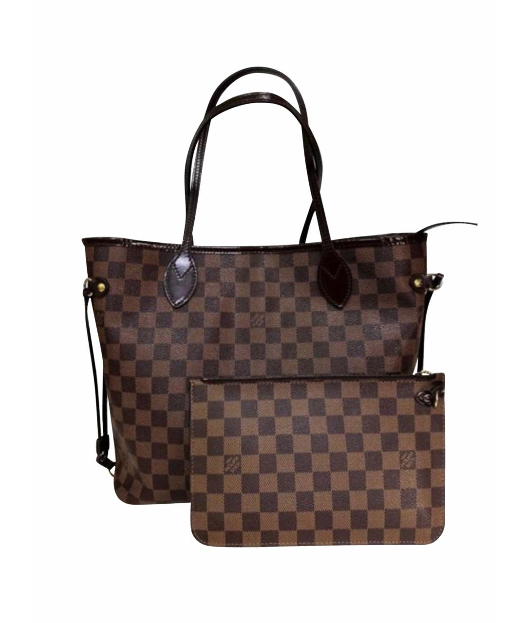 LOUIS VUITTON Коричневая сумка тоут, фото 1