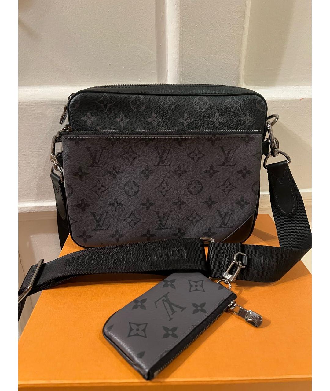LOUIS VUITTON Черная сумка на плечо, фото 9